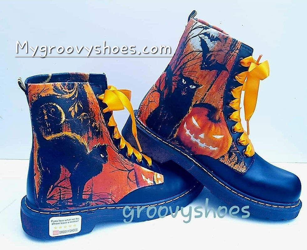Miniatyrbild: Halloween cat boots