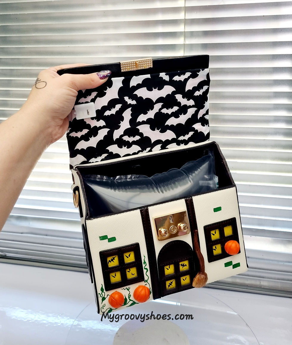 Miniatyrbild: Haunted LED light up  house handbag