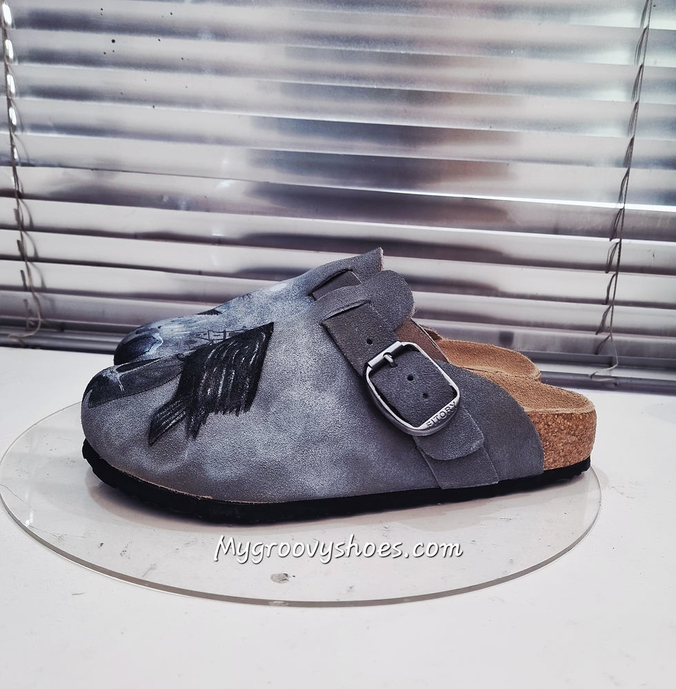 Miniatyrbilde: Edgar Allan Poe sandals 