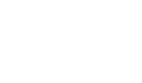 Stylized leaf icon inside a white circle logo
