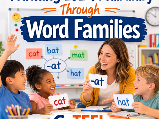 Teaching ESL Vocabulary Through Word Families