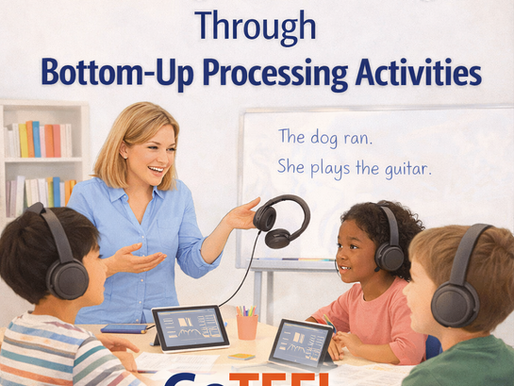 Teaching ESL Listening Through Bottom-Up Processing Activities