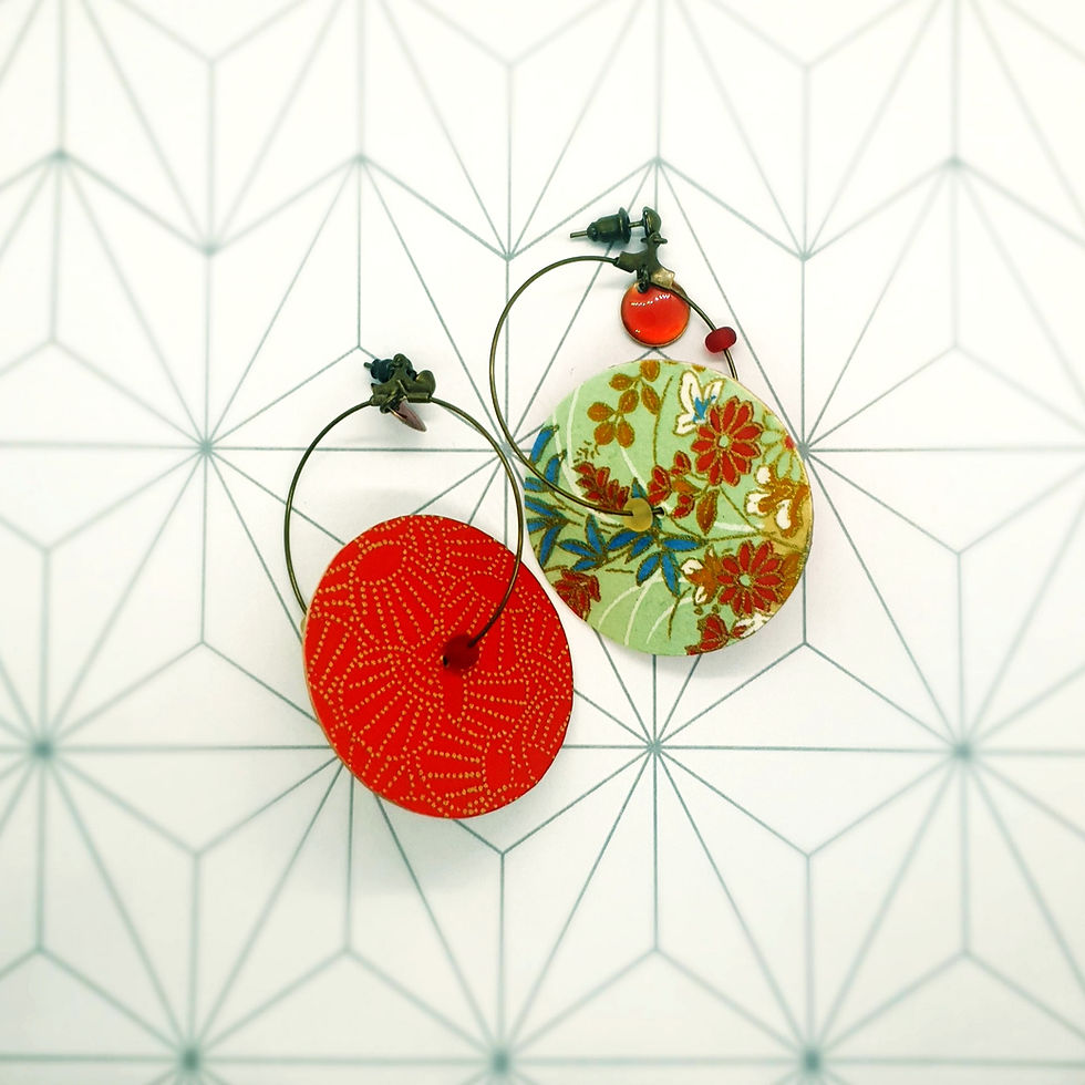 Boucles d'oreilles COSMOS