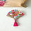 Miniature : Broche OGI, papier japonais Bambou rose