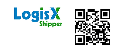LogisX Shipper App QR code to Download LogisX shipper App.