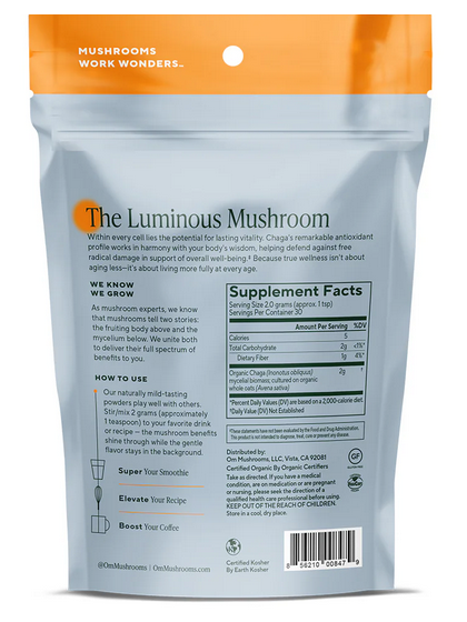 Thumbnail: Om chaga mushroom powder