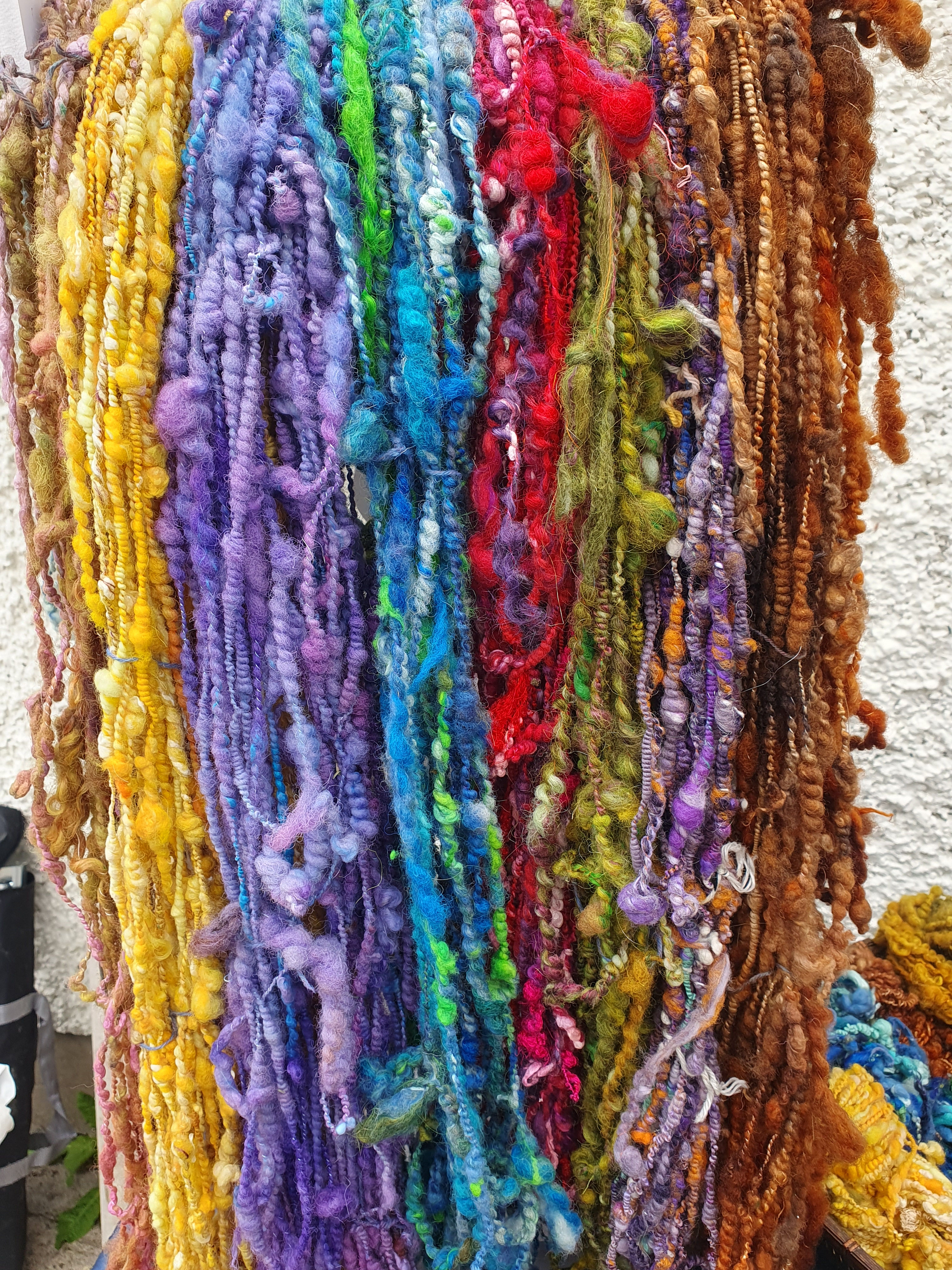 Handspun Art Yarn Mixed bag 50g