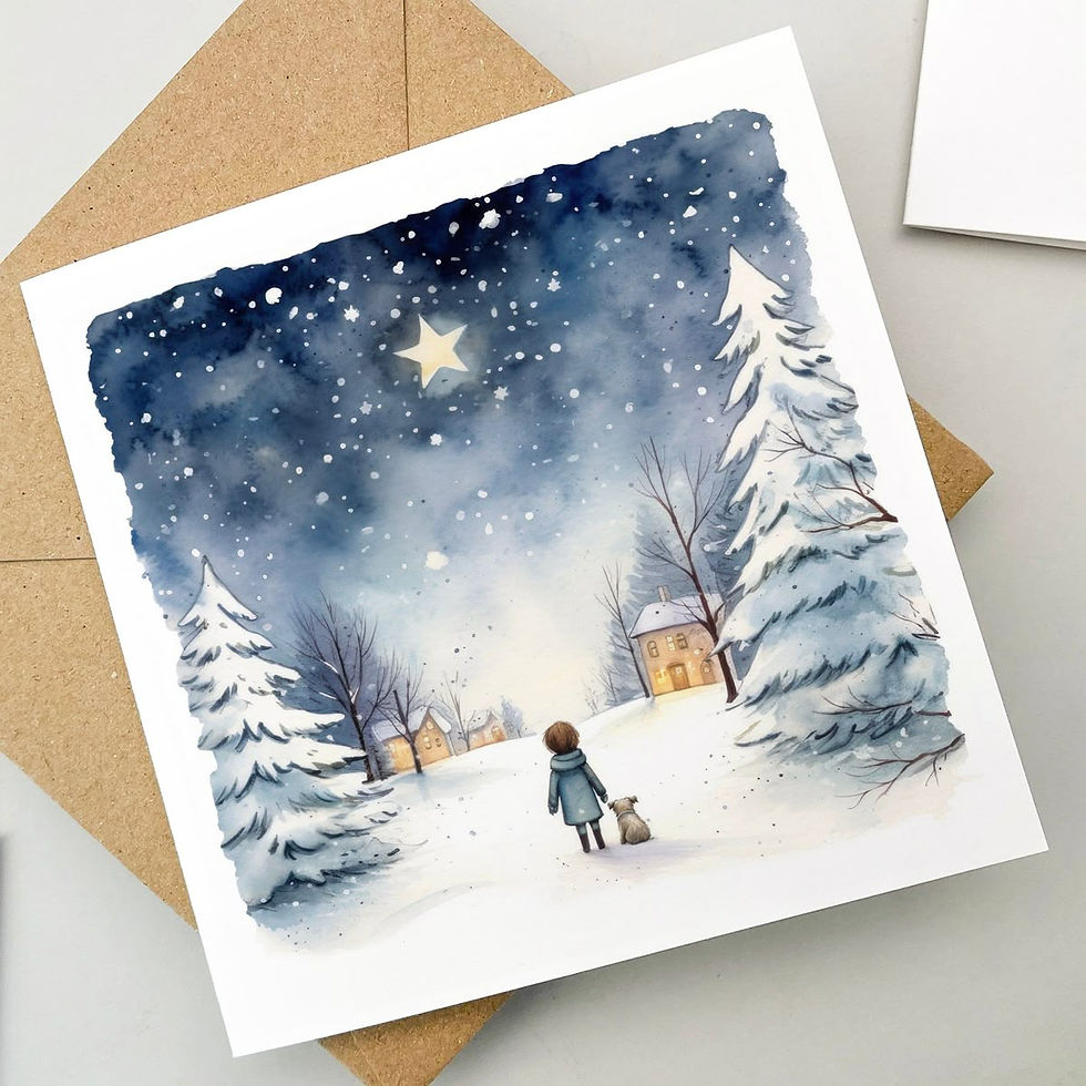 Watercolour Christmas Card Workshop