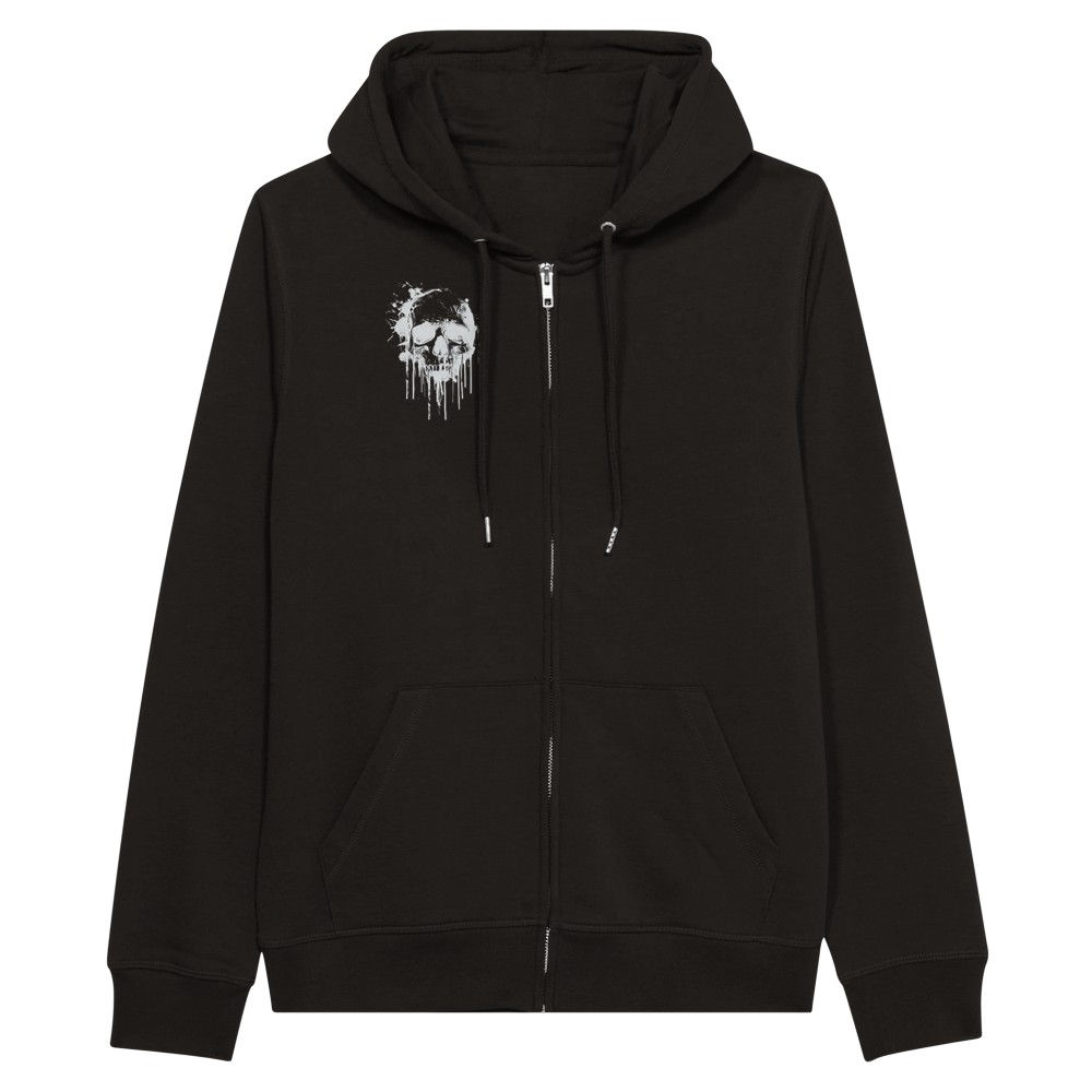 Organic Unisex Zip Hoodie - Arcane Skull