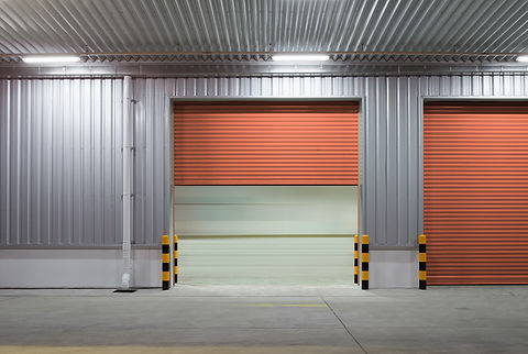 Aluminium Warehouse With Roller Shutter