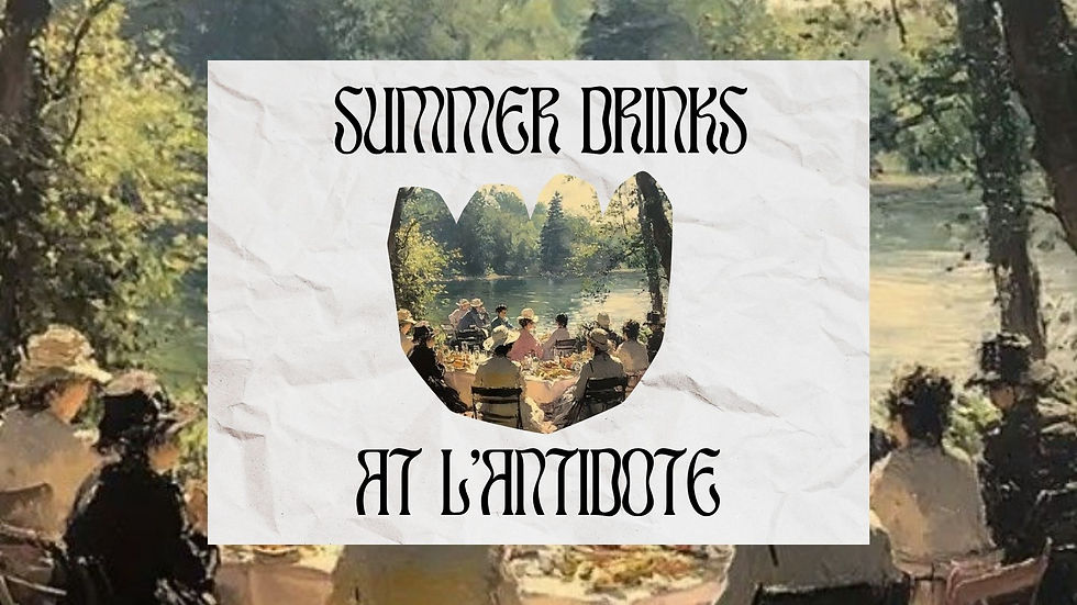 The Chaos Club Summer Drinks