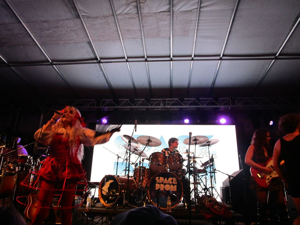 Space Prom performing at Playground Music and Arts Festival 2025. (Dylan Crews/Tower Yearbook)