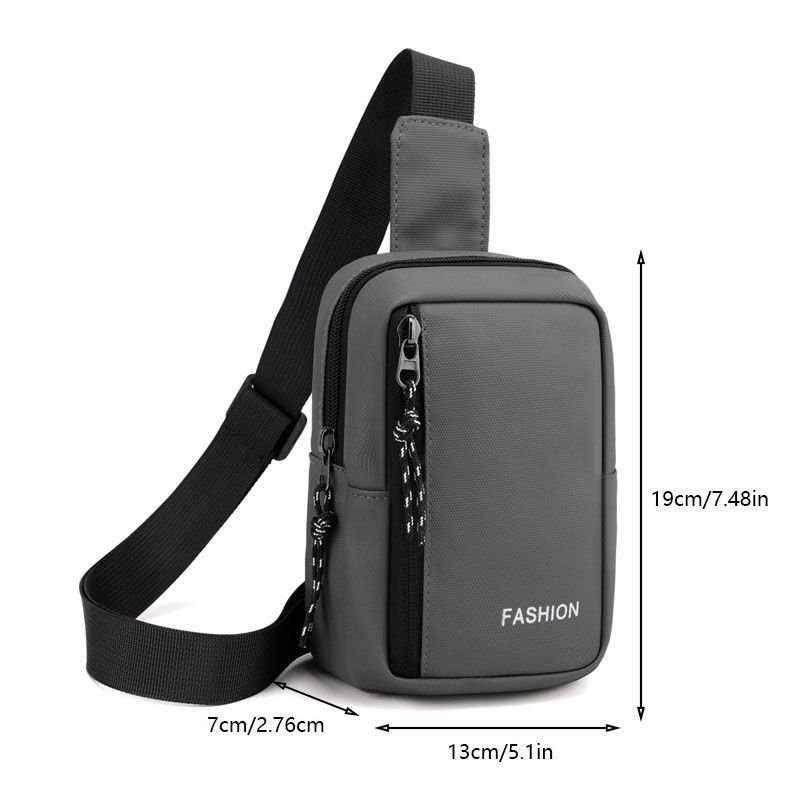 Thumbnail: Casual Solid Men Crossbody Bags Male Oxford Handbag Shoulder Bags Boy Messenger 