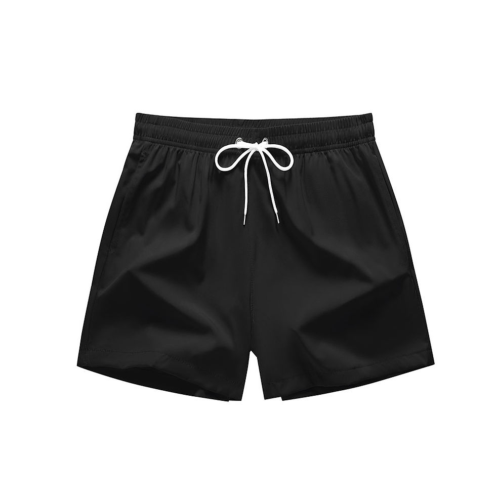 Thumbnail: Men's Swim Shorts Quick Dry Board Shorts Bathing Suit Breathable Drawstring With