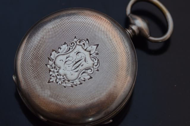 Thumbnail: Small pocketwatch  34mm in silver
