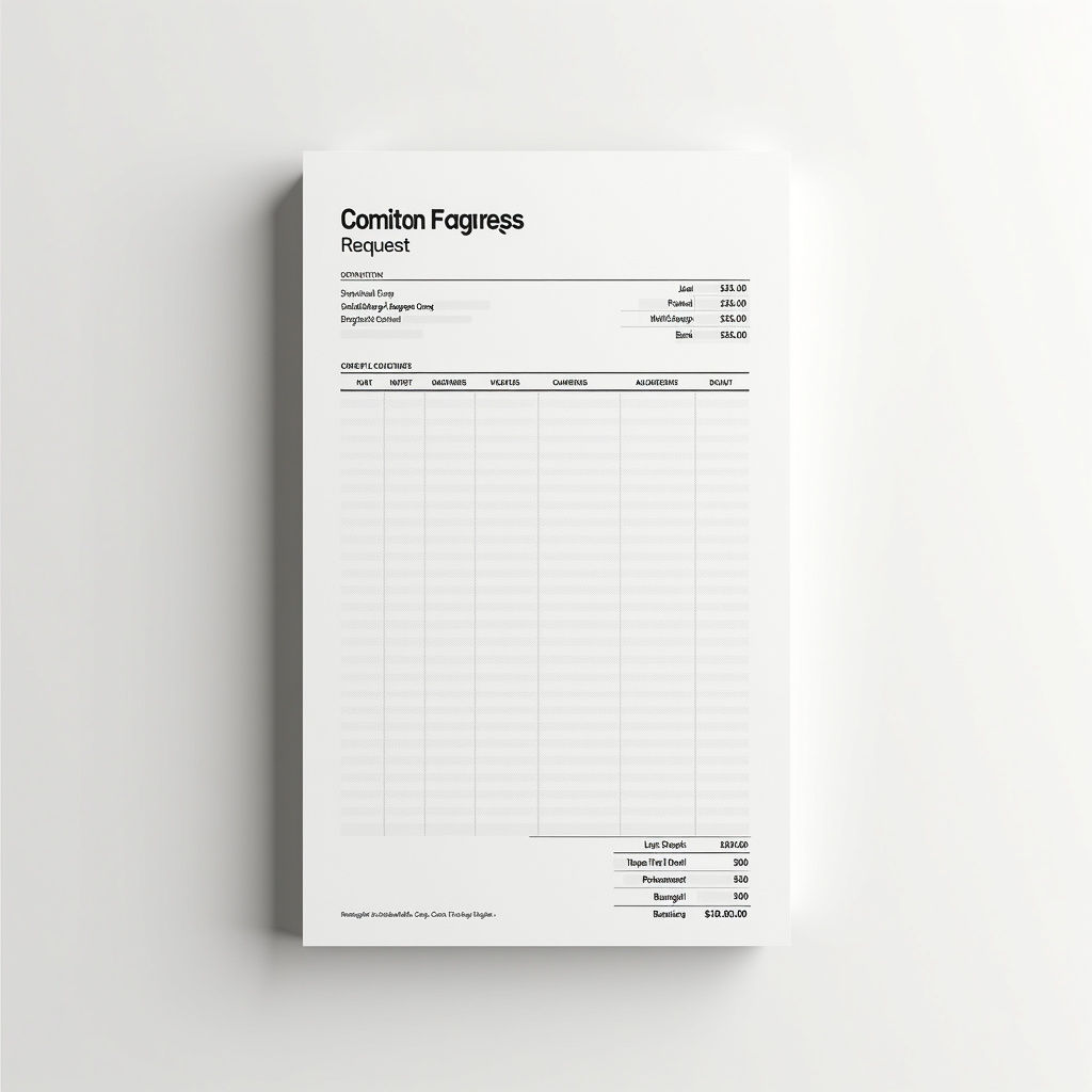 Contractor Payment Request