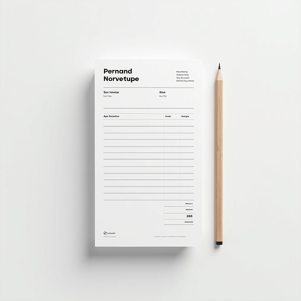 Standard Service Invoice