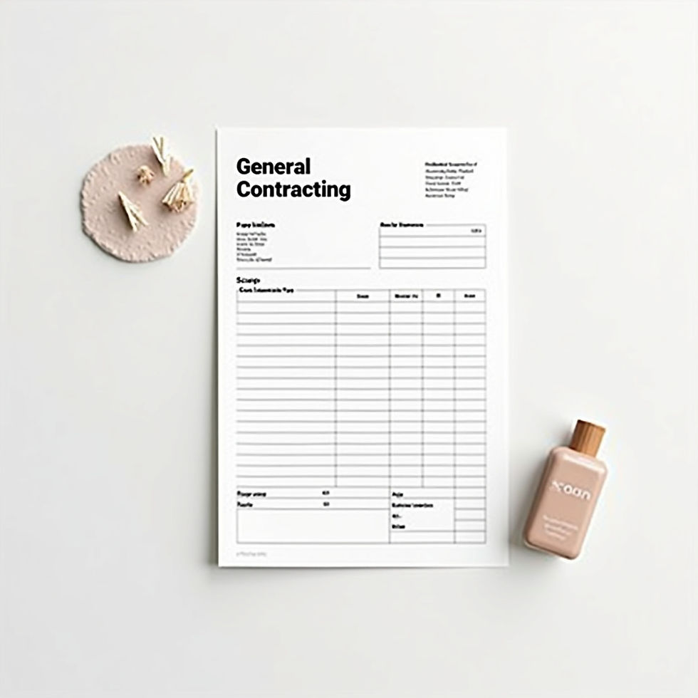 General Contracting Quote