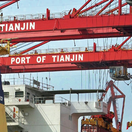 In the Tianjin Port Expansion, COSCO Opens a Zero-Emissions Terminal