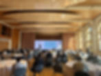 Summit delegates during presentation: designing a private capital portfolio - design choices for a family office.