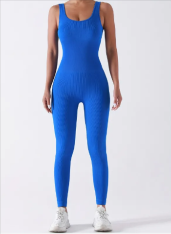 Sleeveless Workout Jumpsuit