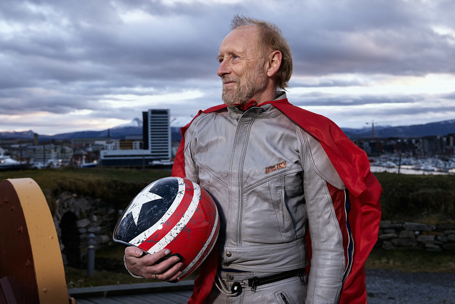 Coverfoto til album "Ennu ikke landa" fra Halvdan Sivertsen - Fotograf Raymond Engmark, Bodø