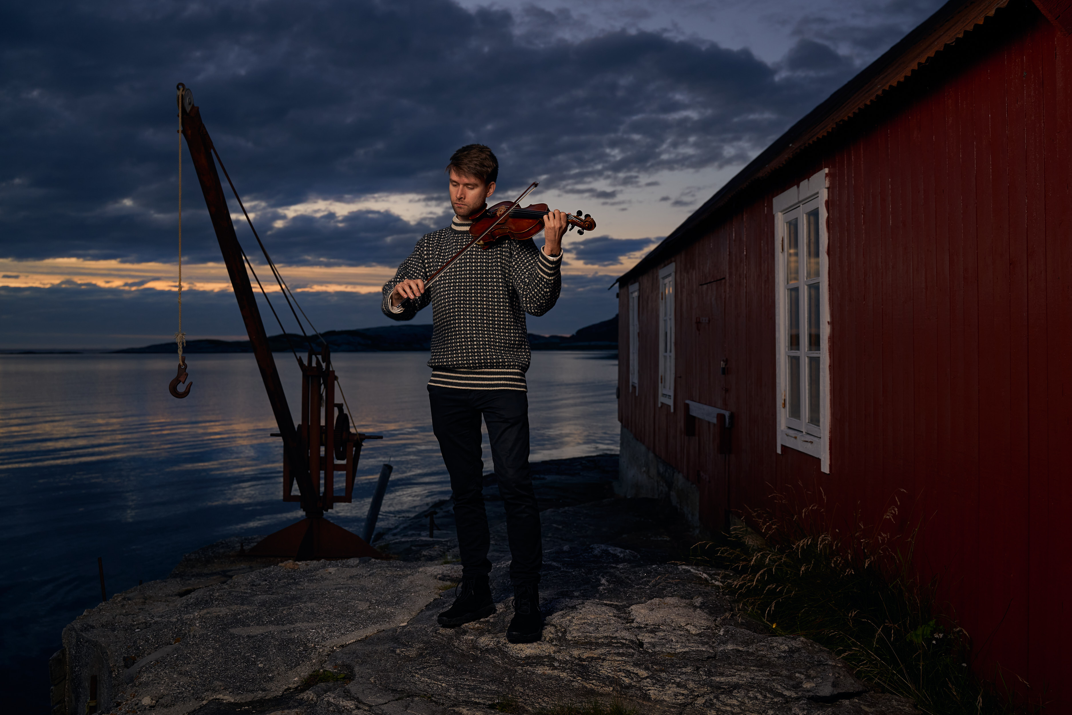 Sander Tingstad fotografert til plateutgivelse av Fotograf Raymond Engmark, Bodø