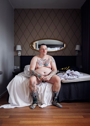 Johnny Lillebror Tøkk Kristensen fotografert i forbindelse med sitt bryllup - Fotograf Raymond Engmark, Oslo