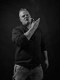 Portrett av Rune Røstad i Slagmaur - Fotograf Raymond Engmark, Oslo