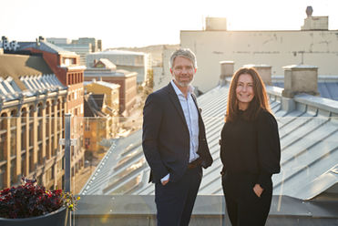Sindre Sandaker og Mari Ann Vassgård fotografert for ProData Consult / emagine - Fotograf Raymond Engmark, Oslo