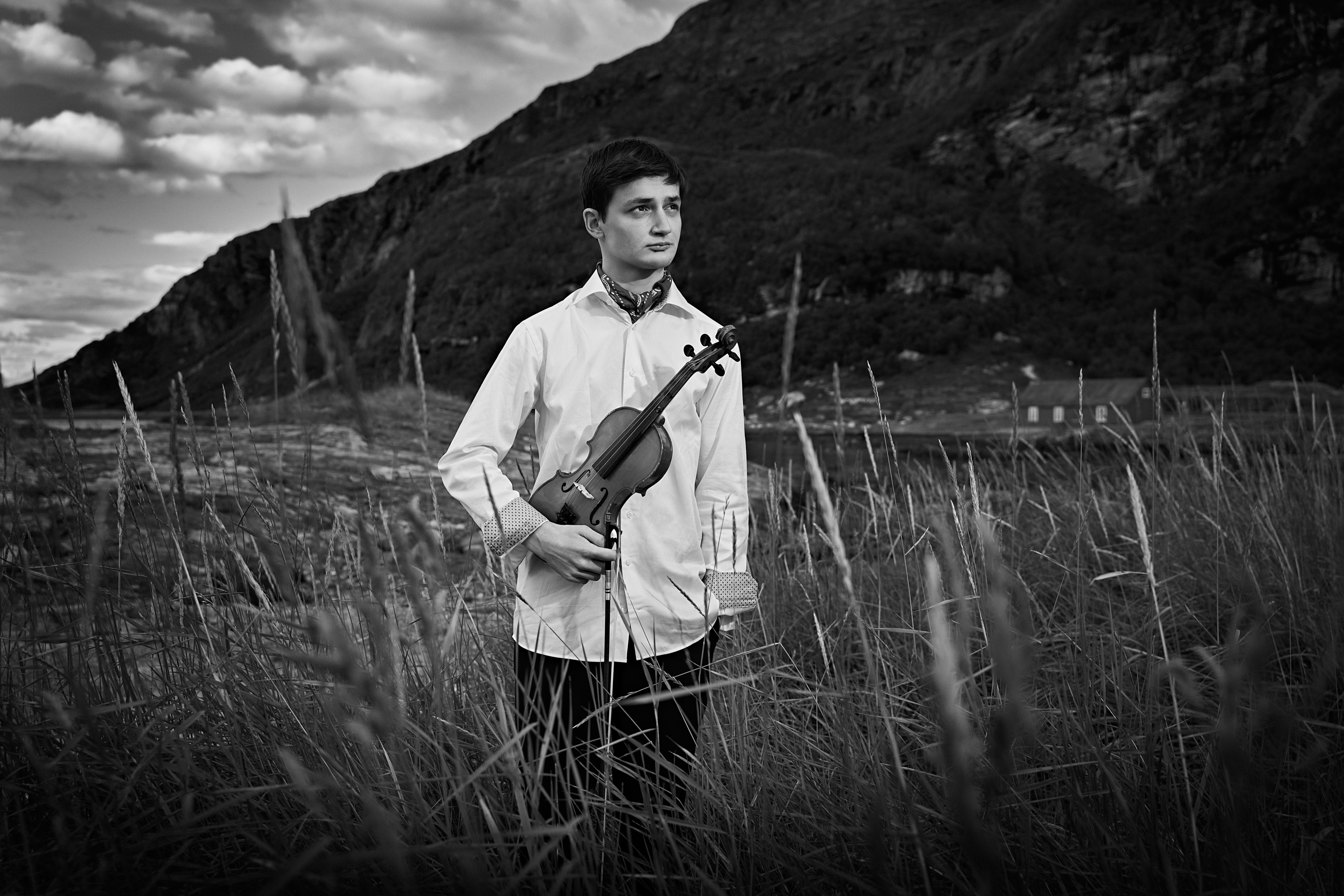 Leonhard Baumgartner , European Young Musician 2024, fotografert for Nordland Musikkfestuke - Fotograf Raymond Engmark, Fotograf Bodø / Oslo