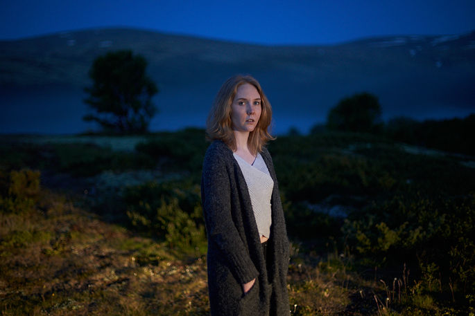 Portrett av Fotograf LeneKristine tatt på Dovrefjell - Fotograf Raymond Engmark, Oslo