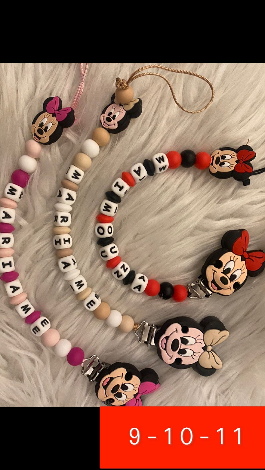 Miniature : Attache Tétine silicone Disney( Modèle Instagram)