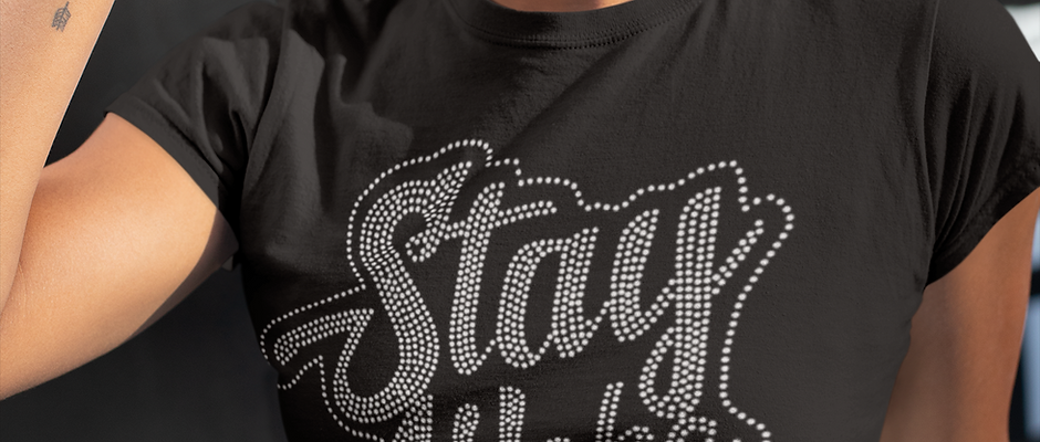 Stay Woke Rhinestone Shirt