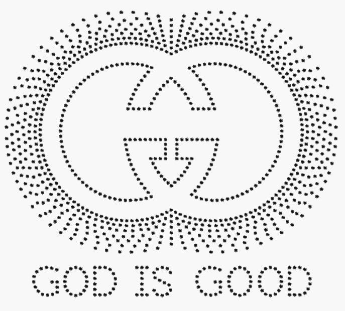 Thumbnail: God is Good Rhinestone Transfer