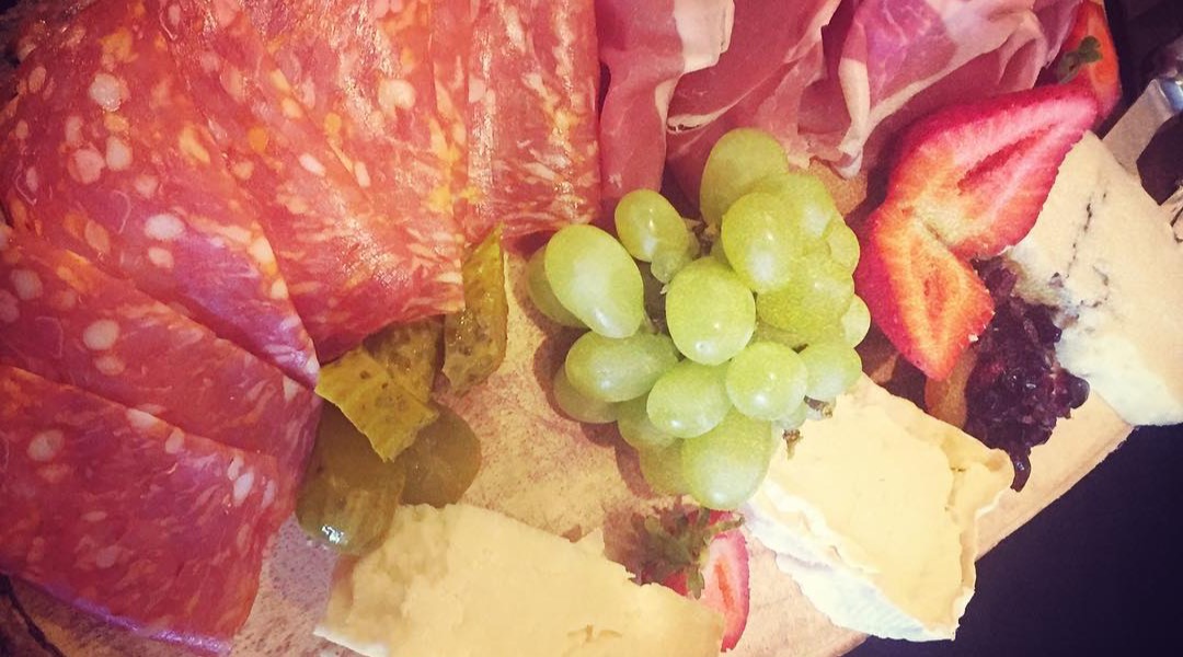 Arranged Food and Objects