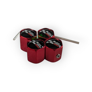 MINI Cooper Valve Caps Red