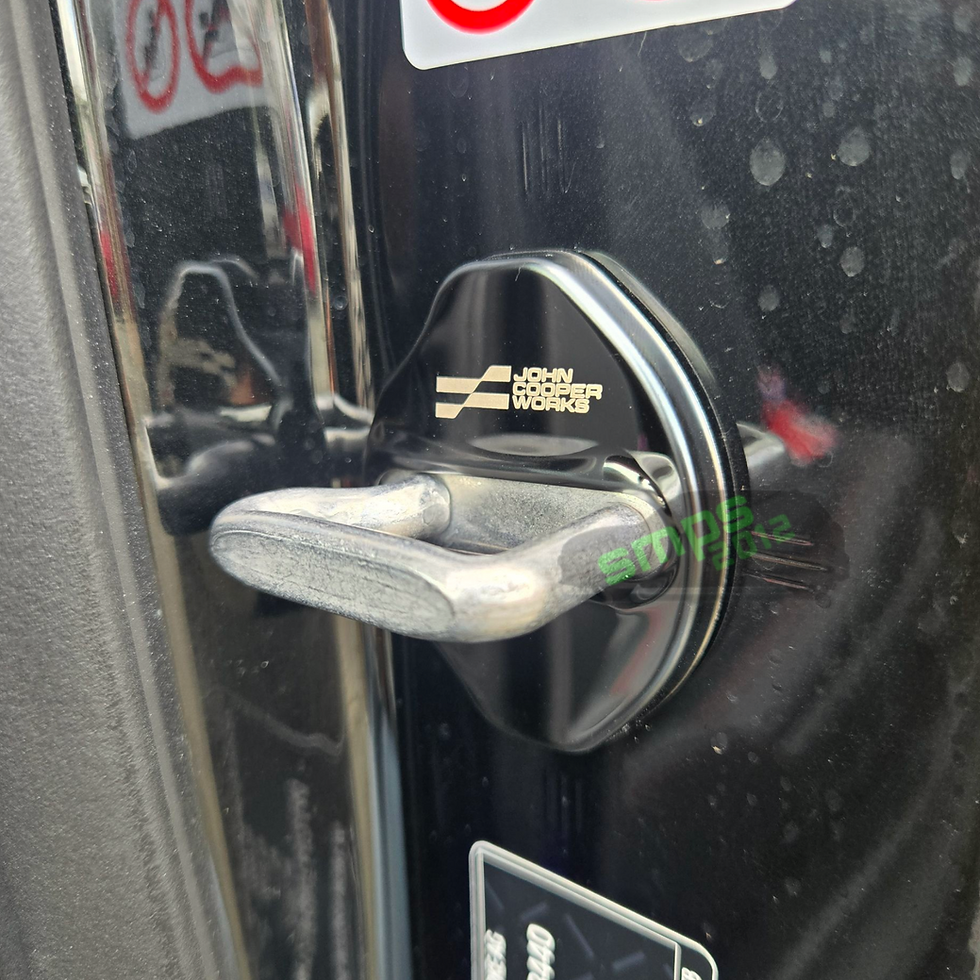 Thumbnail: Door Latch Covers - Fits MINI JCW J01 J05 U25 - Chrome, Black, Red