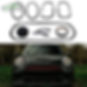 for MINI F56 F57 Dechrome Kit Gloss Black Full Chrome Delete 2014–2020