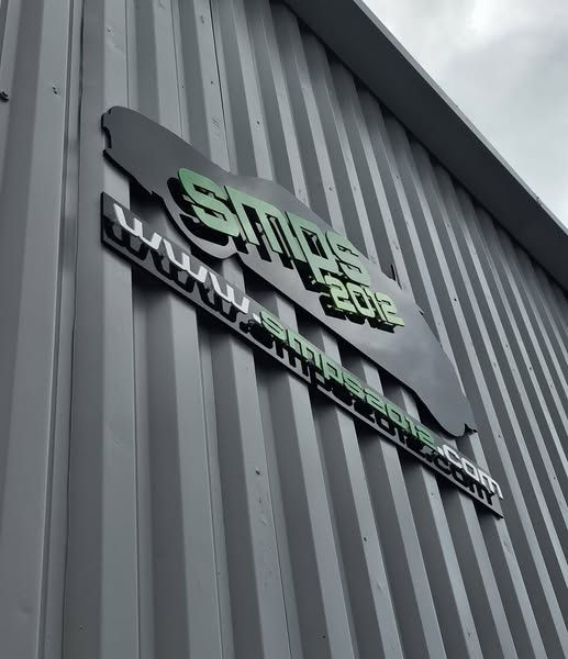 The SMPS2012 sign outside our HQ in Chester, UK
