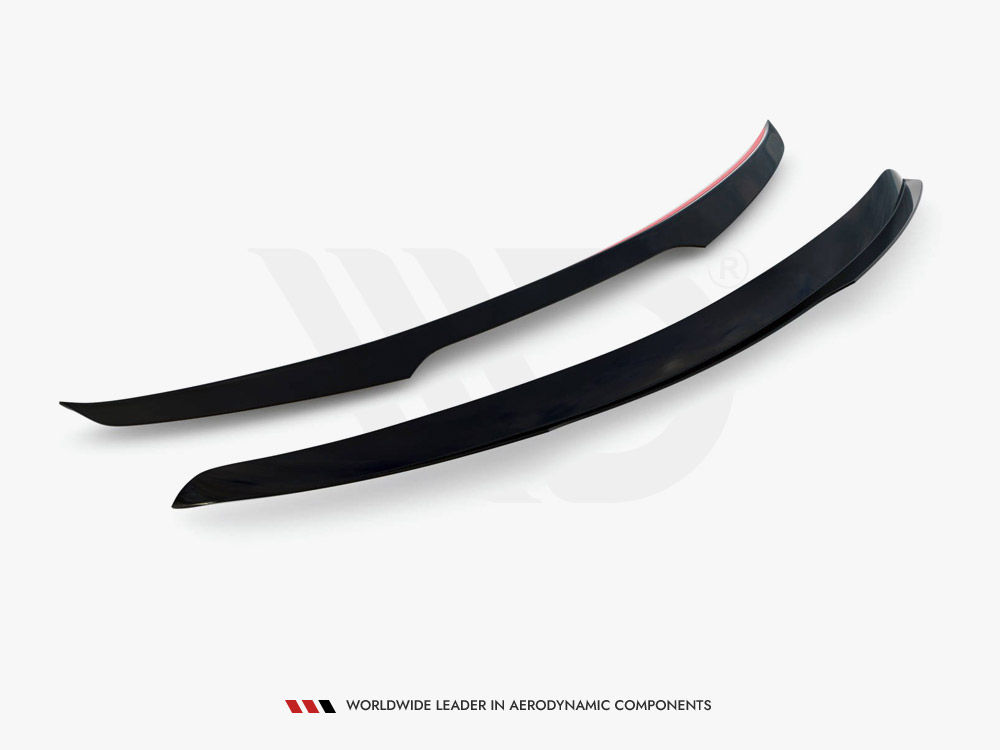 Gloss Black Spoiler Cap for MINI Countryman F60 JCW (2018–20) Maxton Design