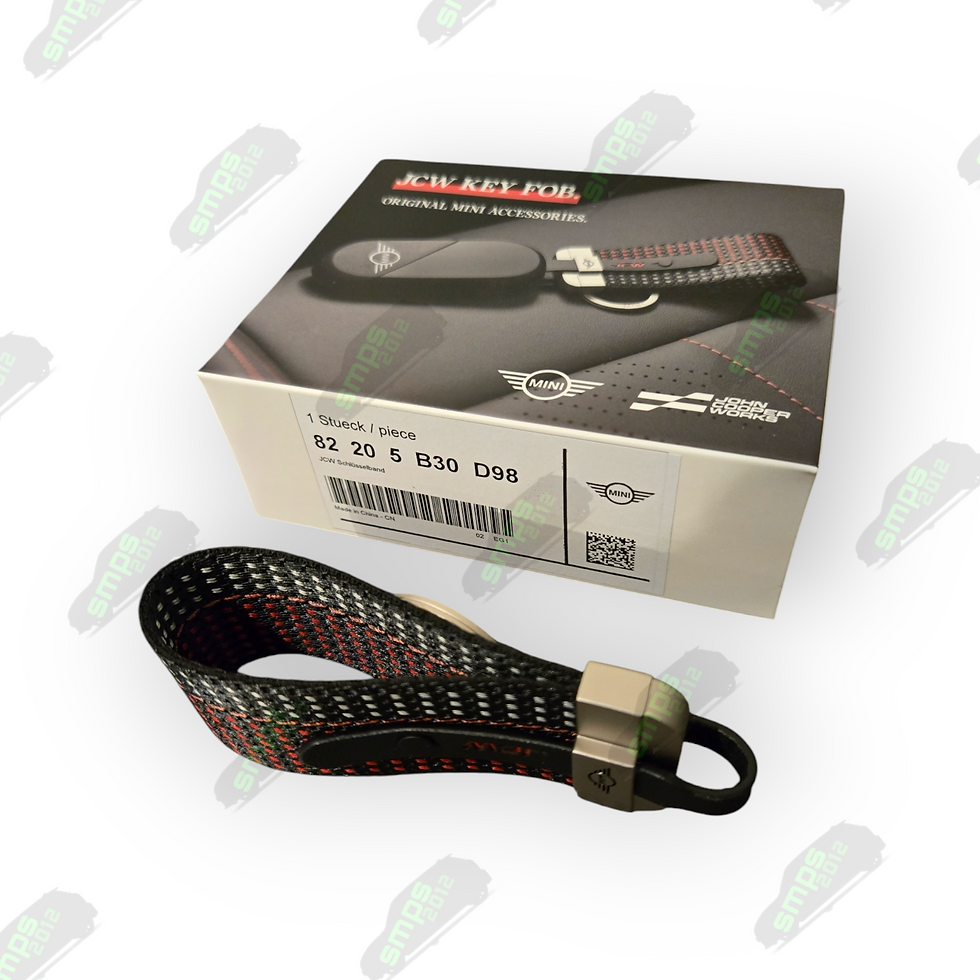 アクセサリー01 Genuine MINI JCW Lanyard Key Ring Loop – Black and Red (Gen