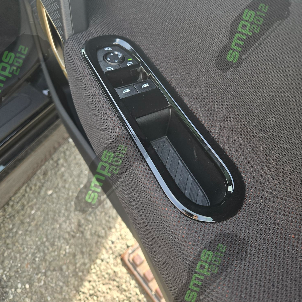 Thumbnail: Gloss Black Window Control Interior Door Panel Frame Cover for MINI J01 S SE