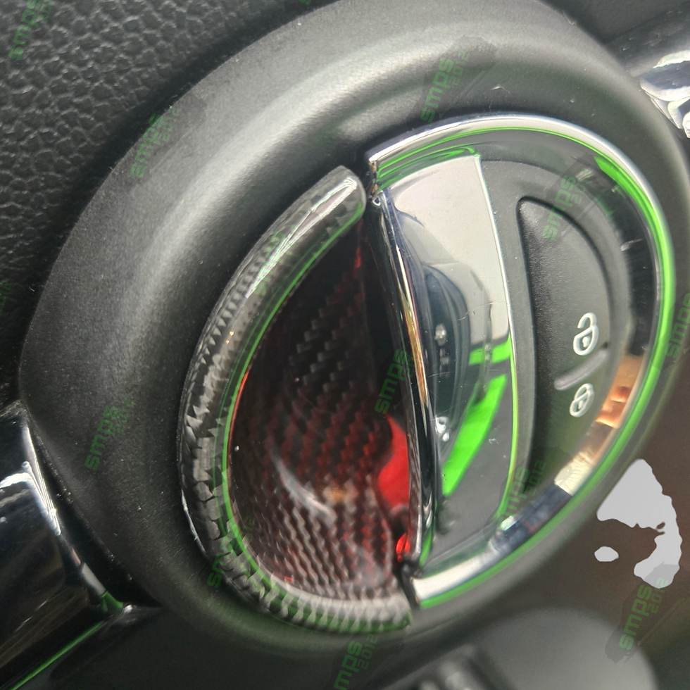 Thumbnail: Mini Genuine Carbon Fibre Interior Door Handle Inserts F54, F55, F56, F57