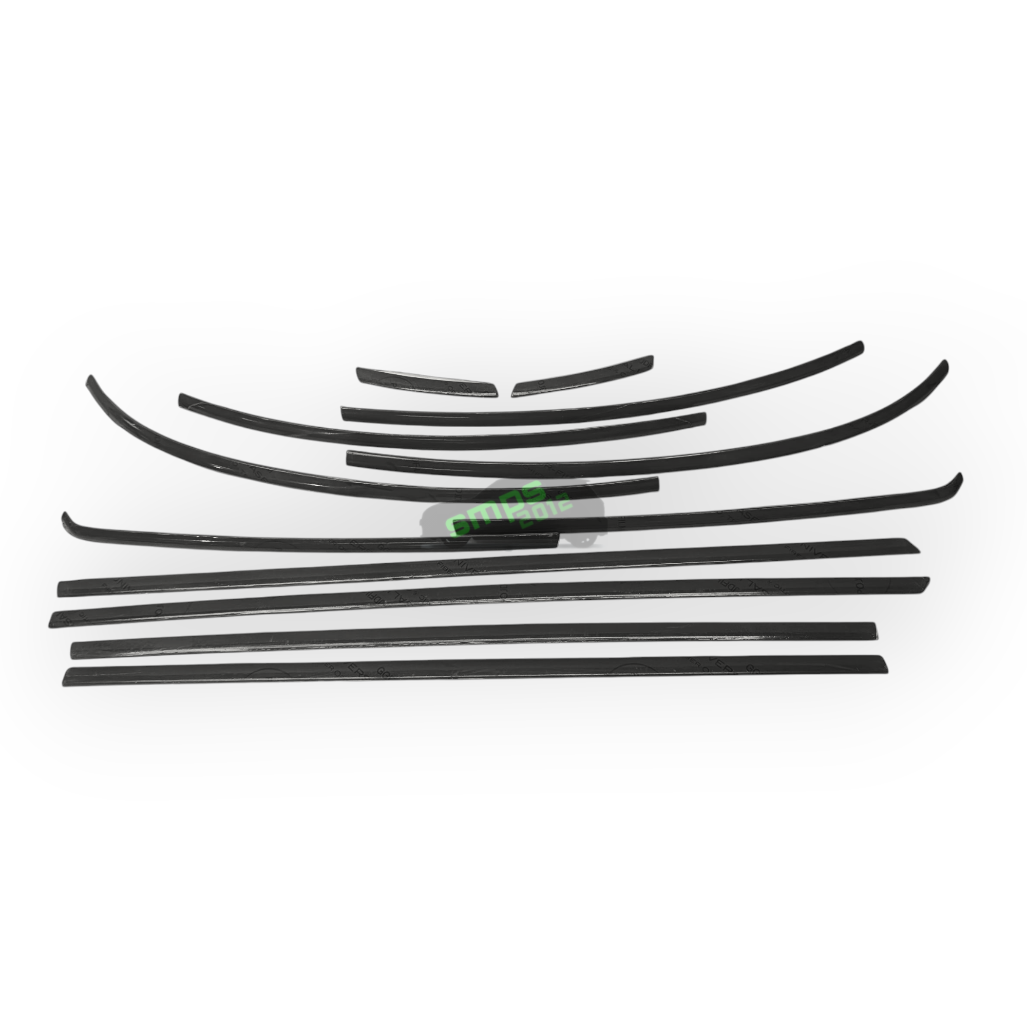 Piano Gloss Black Beltline Kit Cover for MINI F54 Clubman (2016–2023) 12 Pcs