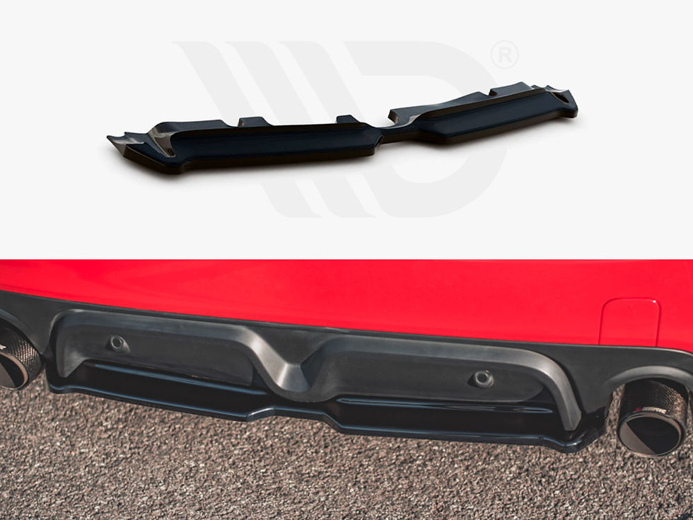 Thumbnail: Maxton Design Central Rear Splitter for MINI Countryman Mk2 F60 JCW (2018-2020)
