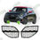 Thumbnail: Lower Front Stone Guard Duct Fin Grille Cover Set for MINI JCW F66 / F67 (2025+)