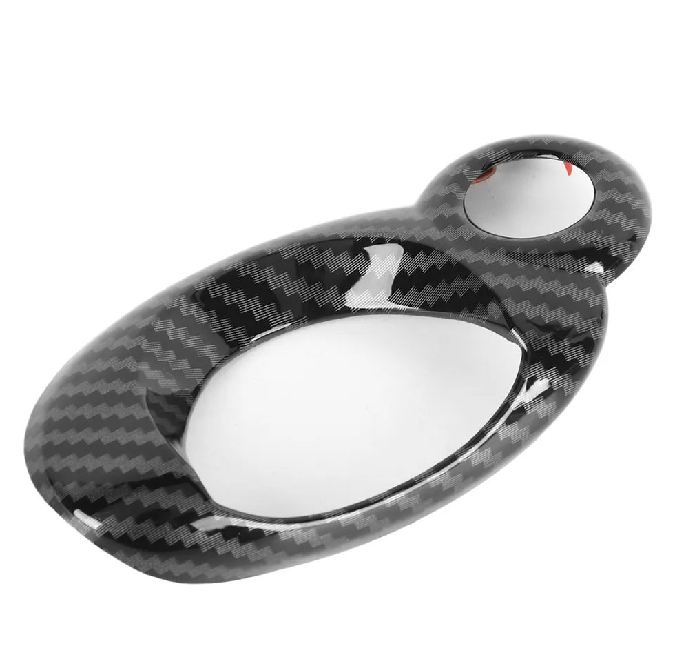 Thumbnail: Mini R56 Carbon Fiber Effect Ignition Switch Key Start Stop Cover
