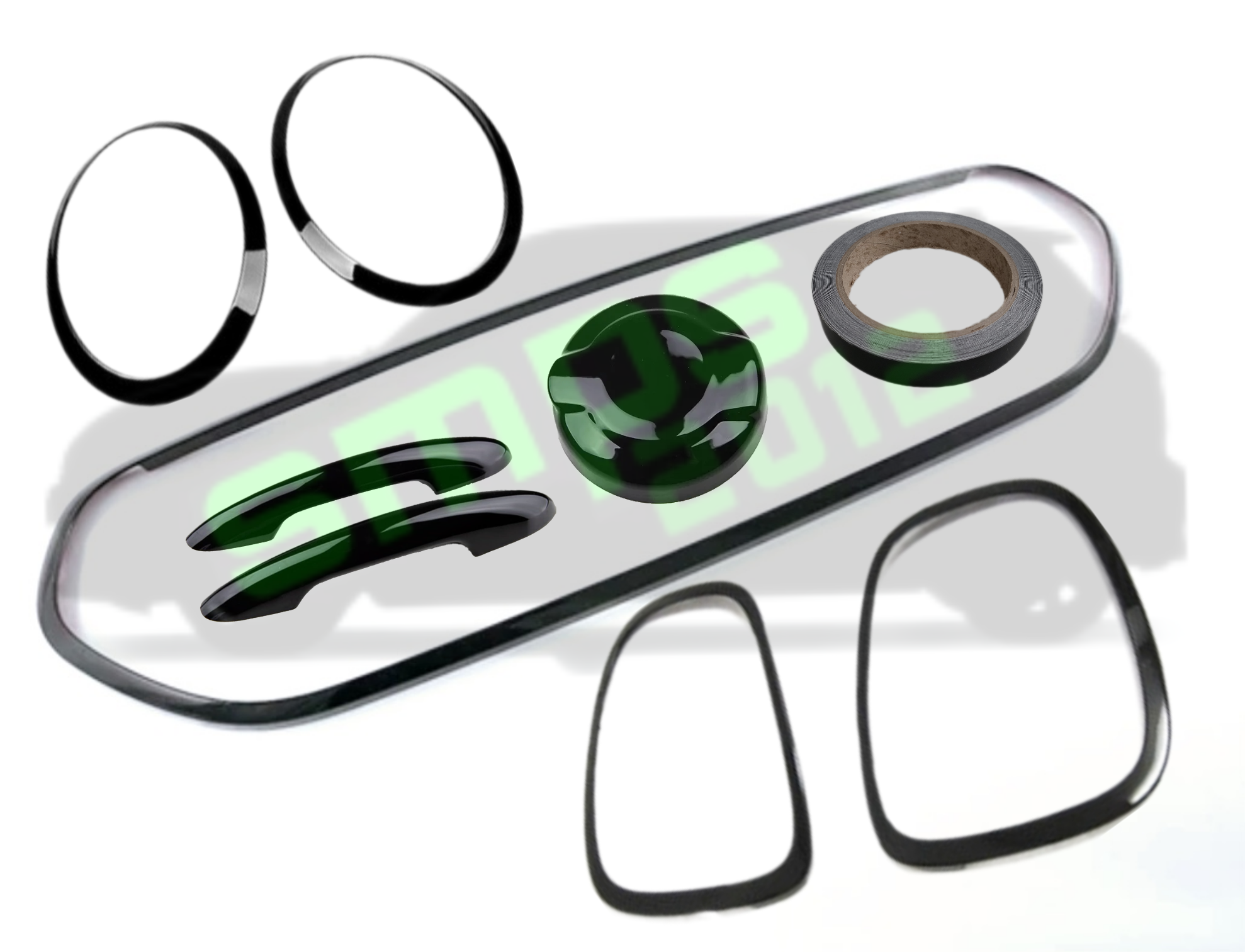 Gloss Black Dechrome Styling Kit – MINI F56 / F57 LCI2 (2021-24)