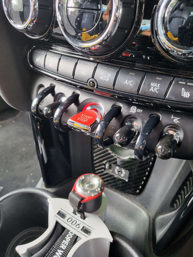 MINI R56 Cooper S/JCW Toggle Switch Covers - Blue, Pack Of 10 (Accessory Upgrade)